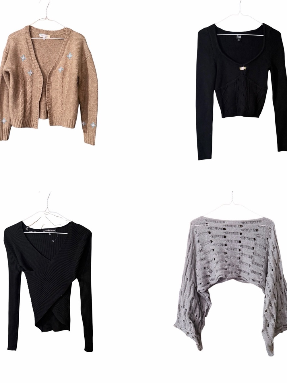 Bundle Women’s Sweaters Pack‎ - Black, Taupe, Gray